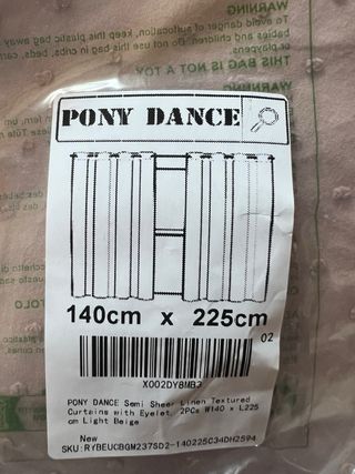 Cortinas de Lino Beige