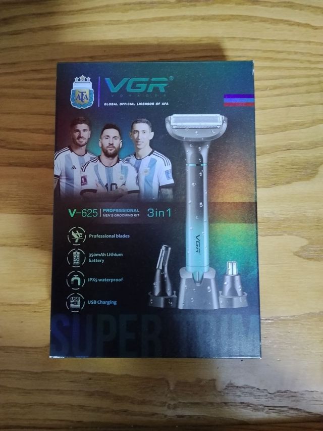 VGR 625 3 en 1 Depiladora Corporal Hombre