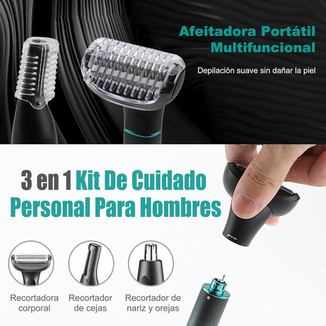 VGR 625 3 en 1 Depiladora Corporal Hombre