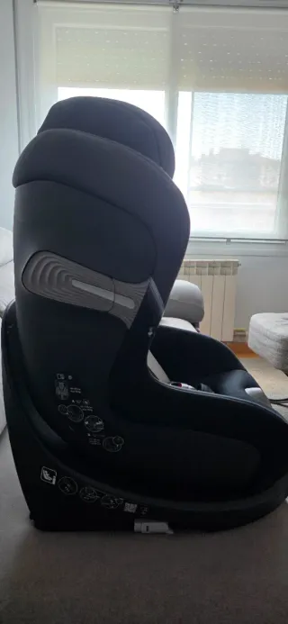 Silla de coche para bebé negra