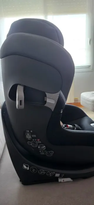 Silla de coche para bebé negra