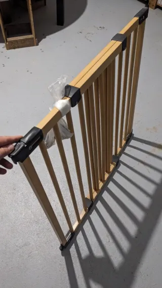 Barandilla seguridad niños madera