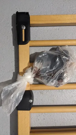 Barandilla seguridad niños madera