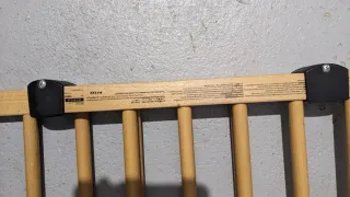 Barandilla seguridad niños madera