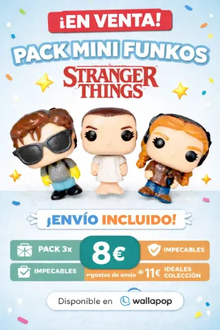Pack 3 Mini Funkos Stranger Things