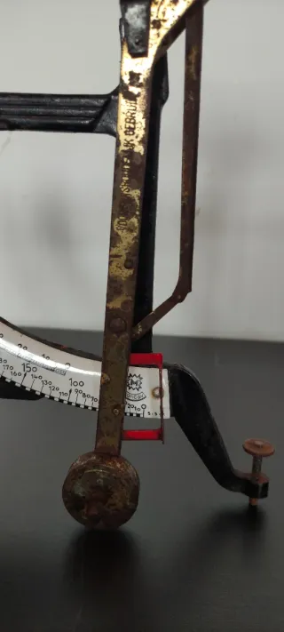 Balanza Pesa Cartas Vintage Principios Siglo XX