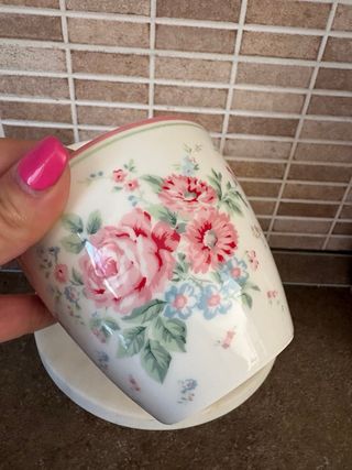 Tazze Greengate floreali in porcellana