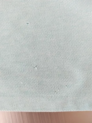 Polo Lacoste Azul Talla M con imperfecciones