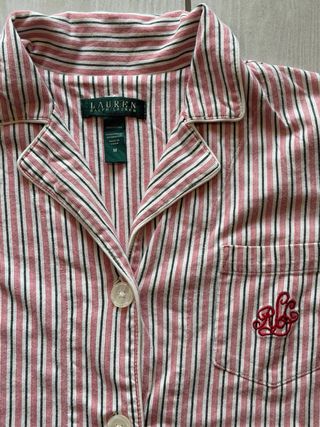 Camicia Ralph Lauren a righe rosa taglia M