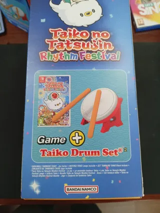 Juego Nintendo Switch Taiko no Tatsujin abierto