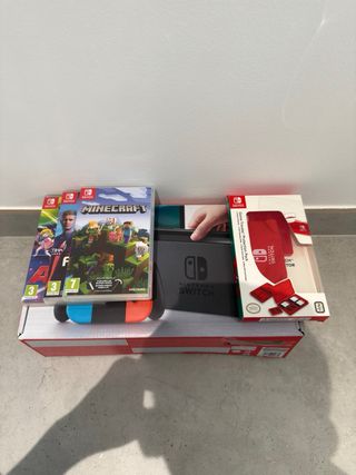 Nintendo Switch Azul/Rojo + Juegos