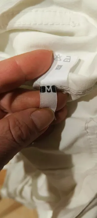 Pantaloni cargo bianchi donna