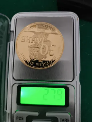 Moneda Conmemorativa 30 Años Unidad Alemana