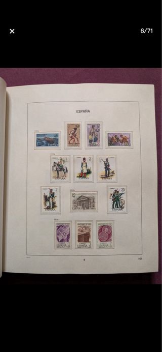 Colección Sellos España 1976-1987