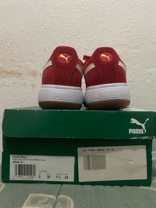 Zapatillas Puma Suede Mayu Mujer Rojas
