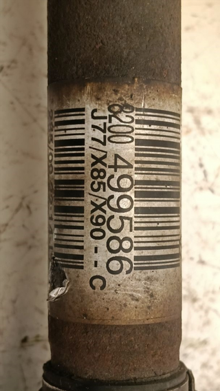 TRANSMISION DELANTERA DERECHA RENAULT CLIO III K9