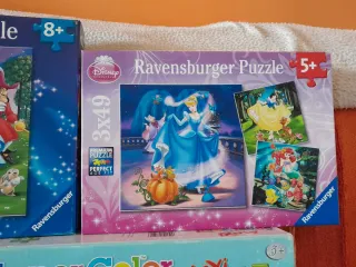3 Puzzle Disney Ravensburger Clementoni