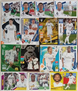 100 cromos Real Madrid Sin Repetir