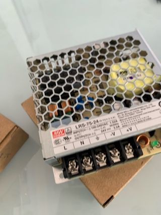 2 Fuentes Alimentación Mean Well 24V 3.2A 75W