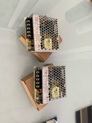 2 Fuentes Alimentación Mean Well 24V 3.2A 75W
