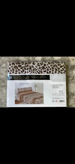 Completo letto matrimoniale Animalier