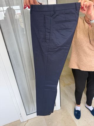 Traje Zara Man Azul Nuevo Sin Etiqueta