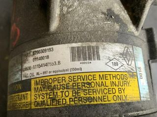 59826 8200309193 compresor aire renault scenic 1.9