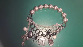 Pulsera Abalorios CH Charms Araña Candado