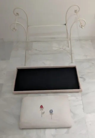 BANQUETA DESCALZADORA DE FORJA EN PERFECTO ESTADO