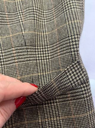 Chaleco cuadros vintage Zara Talla M