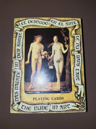 Carte da gioco Il nudo nell'arte