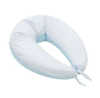 Cojín de lactancia estrellas azul