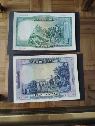 Lote 7 Billetes Antiguos España