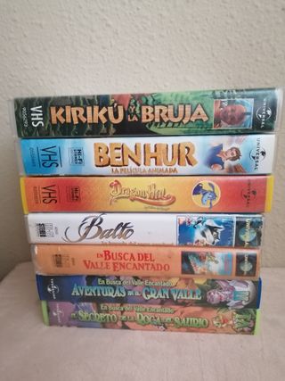 Pack 7 Vhs animacion Universal