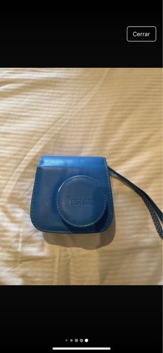 Cámara Instax Mini 9 Azul + Funda + Fotos