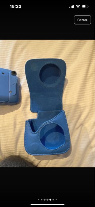 Cámara Instax Mini 9 Azul + Funda + Fotos