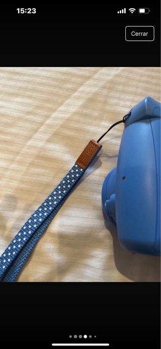 Cámara Instax Mini 9 Azul + Funda + Fotos