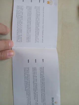 Librito Su Rolex Oyster 1988