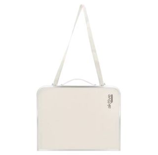 Mesa plegable playa/camping beige y plata