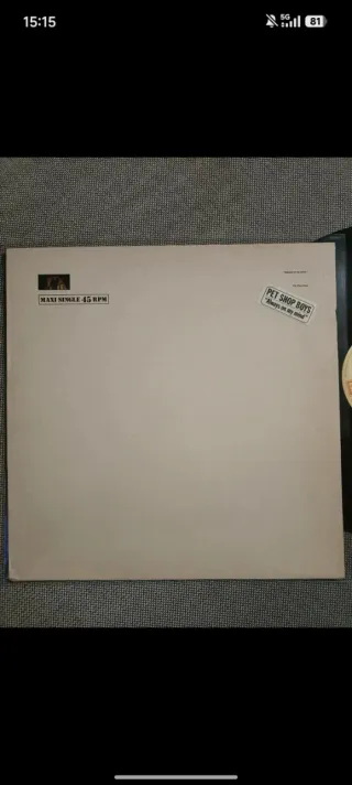 Pet Shop Boys Maxi Single Vinilo 45 RPM