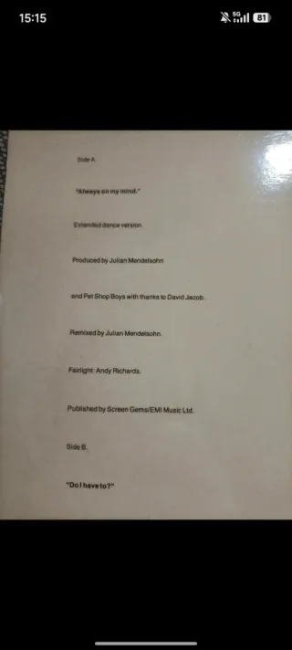 Pet Shop Boys Maxi Single Vinilo 45 RPM