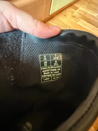 Botas altas Dr. Martens negras