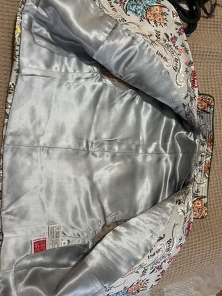 Chaleco fallero estampado niño gris multicolor