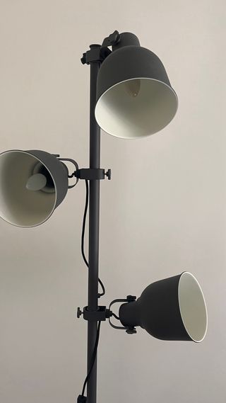 Lampada da terra a 3 luci