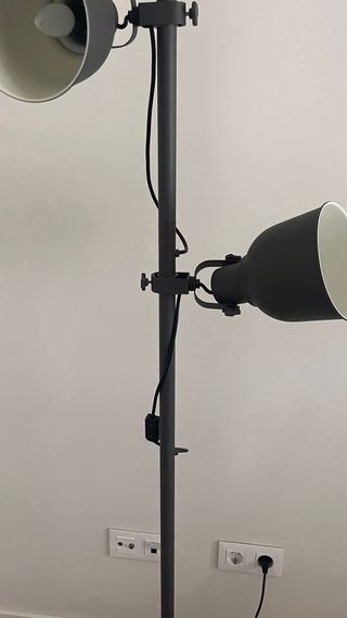 Lampada da terra a 3 luci