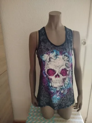 Camiseta Shein Calavera Talla L/XL