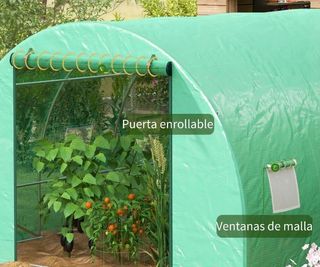 Invernadero túnel 6x3x2m - Jardín