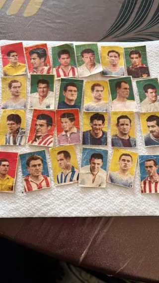 Cromos antiguos de fútbol