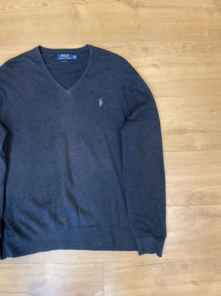 Polo Ralph Lauren Jersey V-Neck Azul Marino TallaL