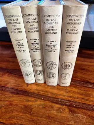 Compendio Monedas Imperio Romano Cayón 4 Vol.